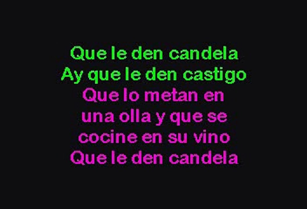 Celia Cruz - Que Le Den Candela (Karaoke con voz guia)