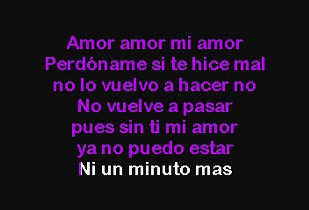 Conjunto Primavera - Perdoname Mi Amor (Karaoke con voz guia)