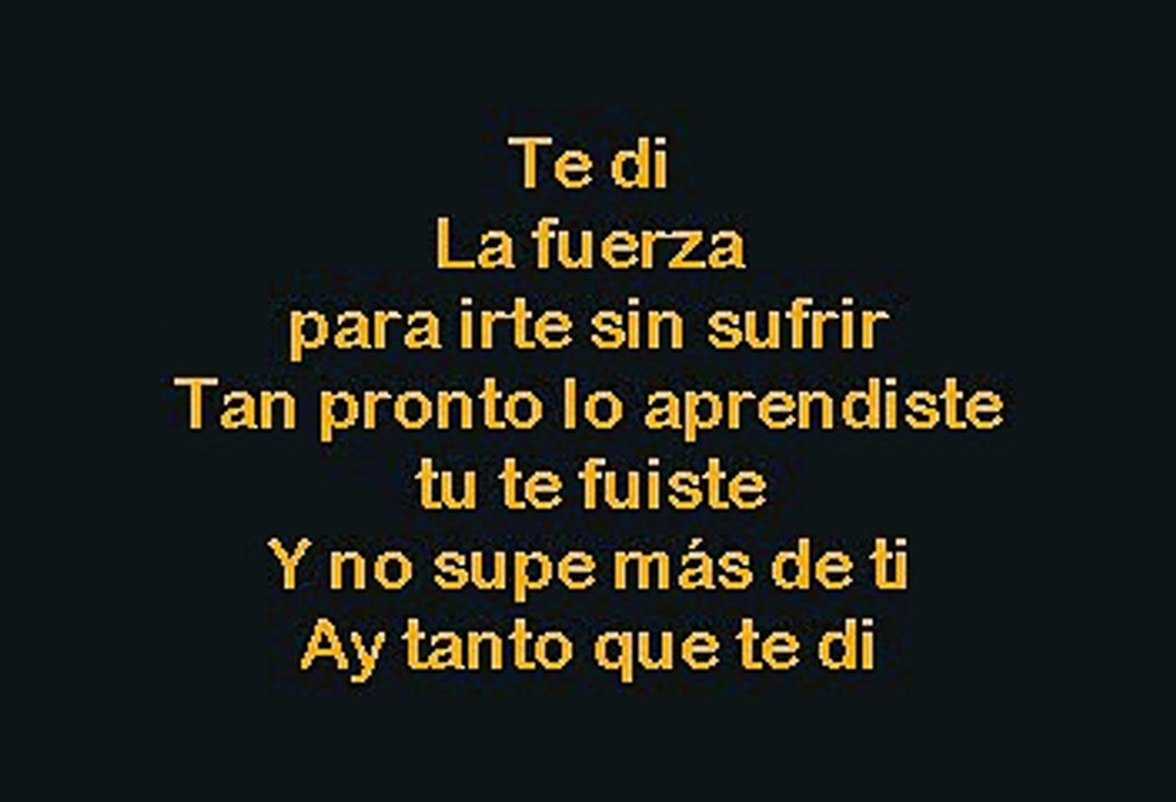 Ednita Nazario - Tanto Que Te Di (Karaoke con voz guia)