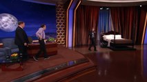 Larry King, Conan & Andy Share A Bed CONAN on TBS