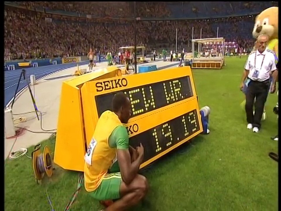 Usain Bolt 200m Final Berlin 2009 - World Record 19.19