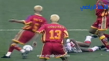 اهداف مباراة تونس و رومانيا 1-1 كاس العالم 1998
