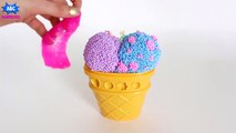 PLAY FOAM ICE CREAM Surprises - Disney Frozen Foam Clay Ice Cre