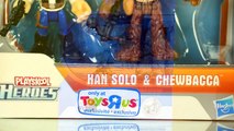 Et faucon obliger héros millénaire étoile guerres Playskool jedi han solo chewbacca darth vader