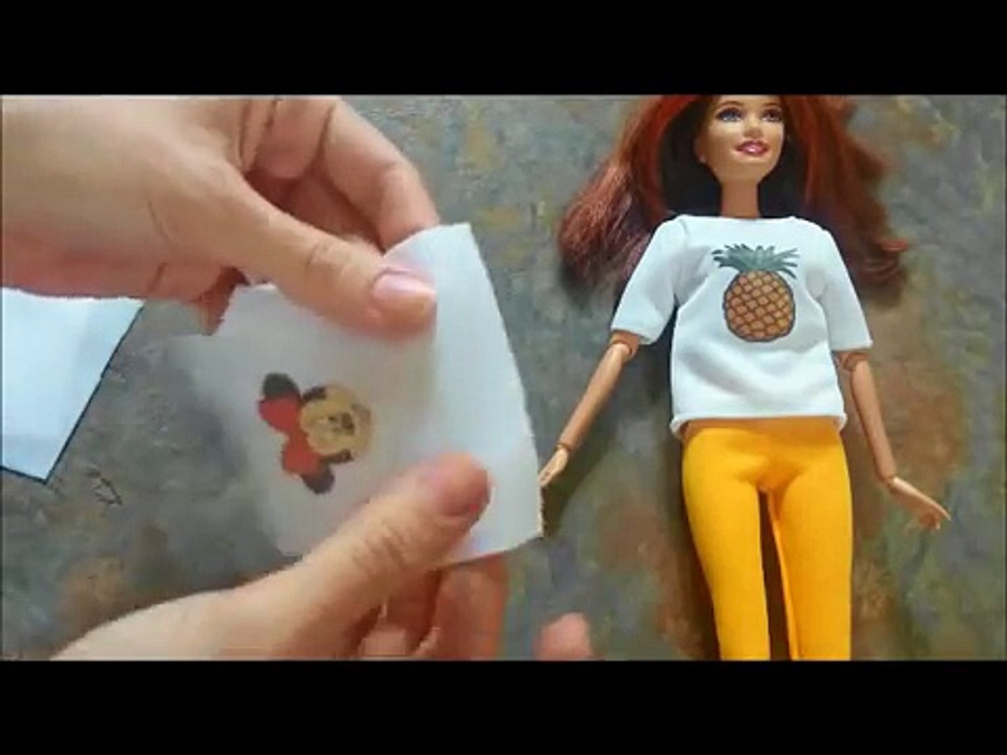 Ropa muñecas camisa para cómo hacer para para Barbie viste cómo coser una  parte Barbie 2 – Видео Dailymotion