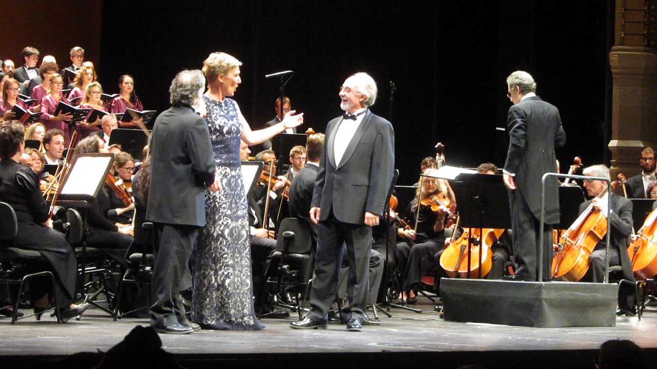 Denoke & Skovhus & Jara & Rosés & Goicoetxea & Bliss, final Acte I, Die lustige Witwe (Lehár)