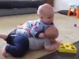 Cute Twin baby fighting ever | Adorable Baby