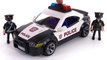 Действия и сборка автомобиль город Полиция Обзор распаковка Playmobil 5614