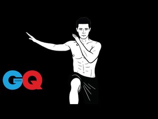 GQ active-3步驟練出完美線條-弓步蹲與深蹲組合