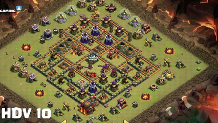 MEILLEURES BASES GDC HDV 8, 8.5, 9, 9.5, 10, & 11 | 4e Éditions | Clash of clans