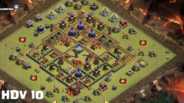 MEILLEURES BASES GDC HDV 8, 8.5, 9, 9.5, 10, & 11 | 4e Éditions | Clash of clans
