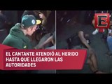 Justin Bieber atropella a paparazzi y le ayuda
