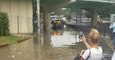 Bus Stuck on Flooded Istanbul Street in Aftermath of Torrential Rain