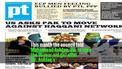 Pakistani Village Council Arrested After Ordering Teenage Girl’s Rape