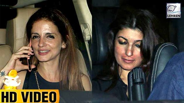 Sussanne Khan, Twinkle Khanna And Dimple Kapadia's PRIVATE PARTY Video