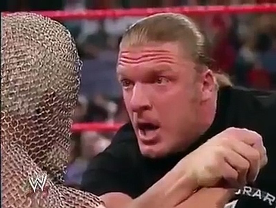 Triple H vs Big poppa pump (Scott Steiner) Arm Wrestling.