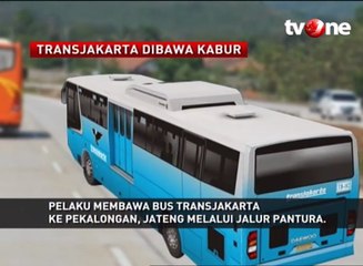 Kronologi Pencurian Bus TransJakarta