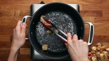 One-Pot Creamy Mushroom And Chicken Pasta