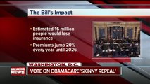 Senate on Capitol Hill voting on ‘skinny repeal’ bill