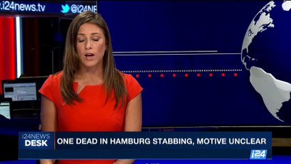 i24NEWS DESK | One dead in Hamburg stabbing, motive unclear | Friday, July 28th 2017