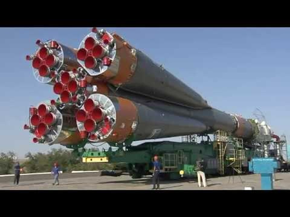Soyuz Prepares to Take Crew to Space Station