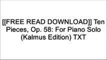[XTLKo.F.R.E.E D.O.W.N.L.O.A.D] Ten Pieces, Op. 58: For Piano Solo (Kalmus Edition) by Jean Sibelius [W.O.R.D]