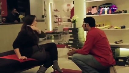 تعمل ايه لو دخلت تشترى جزمة لقيت أحمد السعدنى هو اللى بيبيع ضحك مسخرة