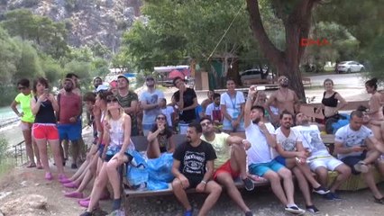 Antalya Turistlere Bungee Jumping Eğlencesi