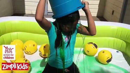 SLIME BUCKET CHALLENGE! GELLI BAFF FUN! Челлендж СЛАЙМ БАКЕТ Ведро Слизи