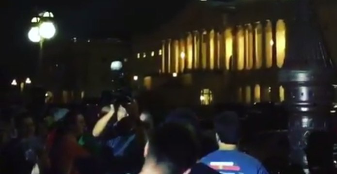Cheers Ring Out at Capitol Building After Senate Votes Down Health Care Repeal