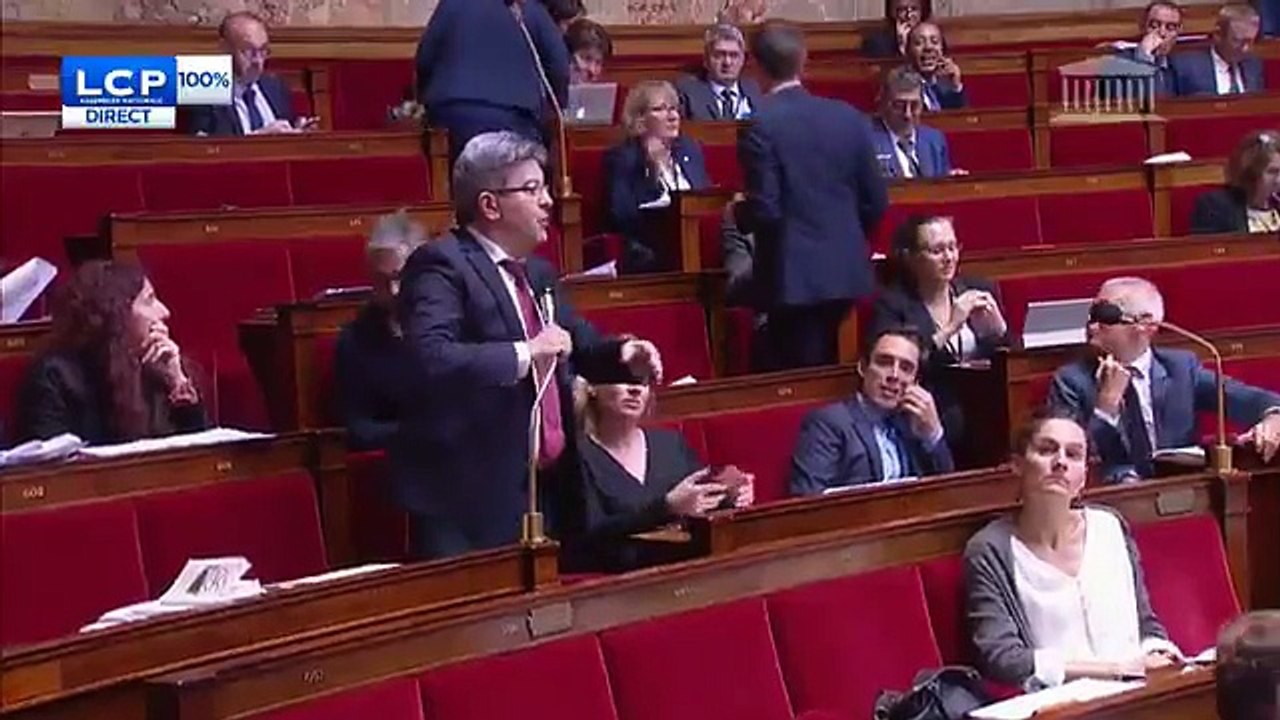 Jean-Luc Mélenchon, excédé, pousse un gros coup de gueule à l'Assemblée nationale et quitte l'hémicycle