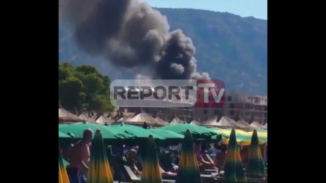Report TV - Velipojë, shpërthen bombola e gazit në resort, ka të lënduar