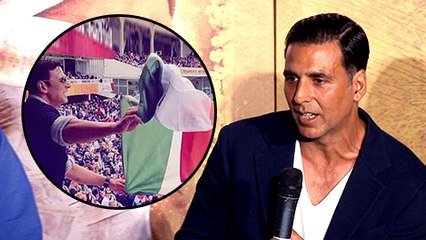 Akshay Kumar REACTS To National Flag Controversy