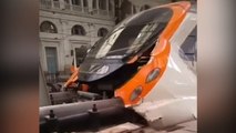 Commuter train crash in Barcelona station injures 48