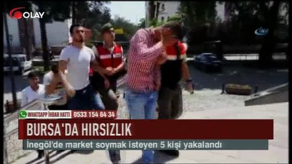 Market soymak isteyen 5 kişi yakalandı (Haber 27 07 2017)