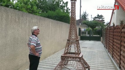 Essonne : ce retraité a bâti une tour Eiffel devenue la star du Tour de  France - Le Parisien