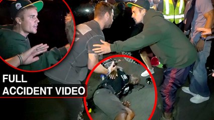 Justin Bieber Hits Photographer With His Truck | FULL ACCIDENT VIDEO