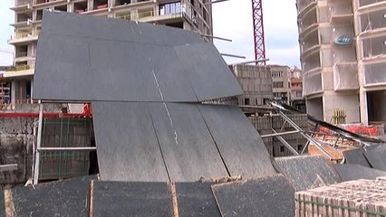 Şiddetli Fırtına Beton Kalıplarını Uçurdu