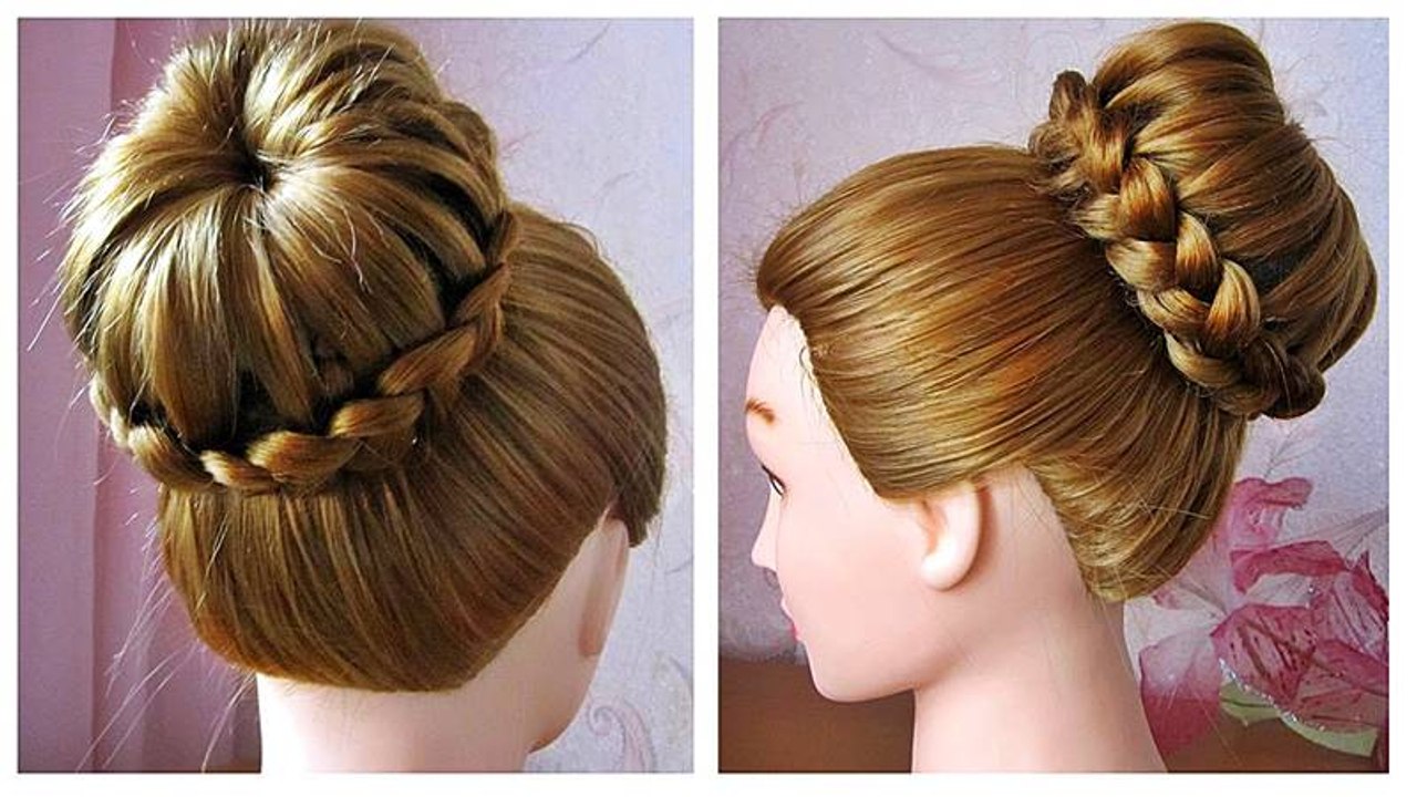 Easy Hairstyle Tutorial Wedding Updo Crown Braid
