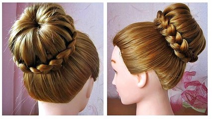 Easy Hairstyle Tutorial Wedding Updo Crown Braid