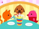 Application café pour mini- animal de compagnie sagou enfants pour dessins animés animaux kids.kafe mini sagou