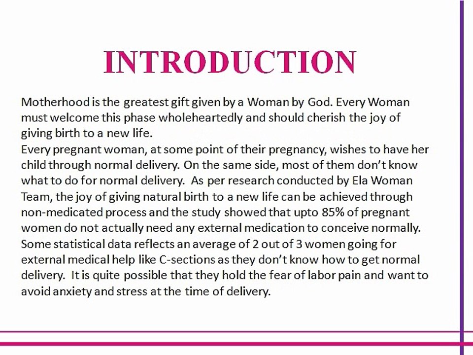 ElaWoman suggests you some pregnancy tips for normal delivery(1)