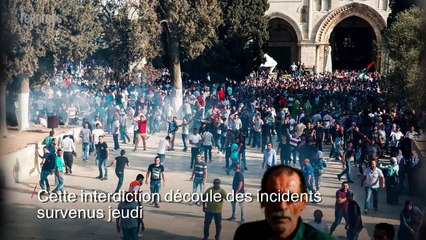 Esplanade des mosquées: Israël interdit l'entrée aux hommes de moins de 50 ans