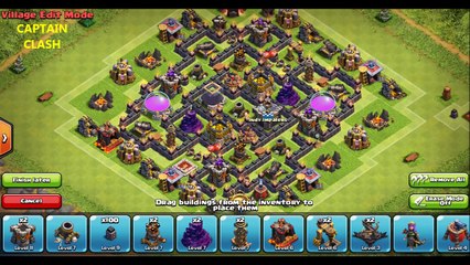Androïde base de choc la défense conception conception salle mise en page de de ville Th4 ● clans 4 ● coc th4 g