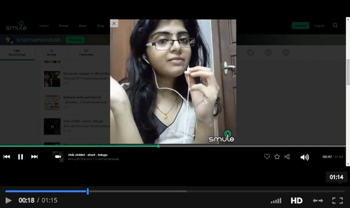 chik chiklet - short - telugu song