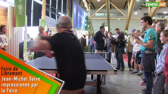 L'Avenir - VIDEO | Jean-Michel Saive impressionné par sa première Foire : «Je me pèserai mardi matin »