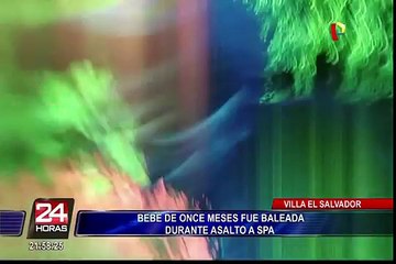 Villa El Salvador: bebé que fue baleada en asalto permanece en cuidados intensivos