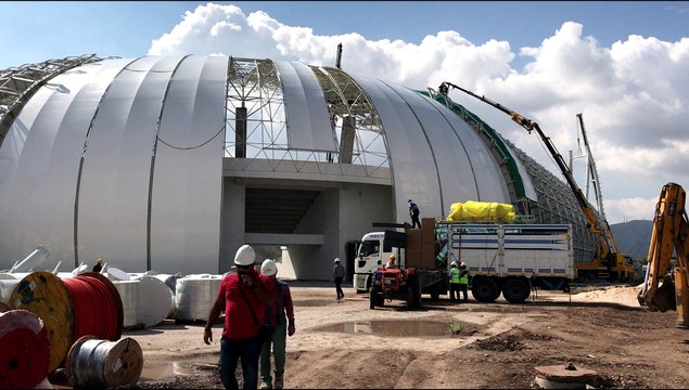 Spor Toto Akhisar Stadyumu 28 Temmuz 2017 çalışmaları