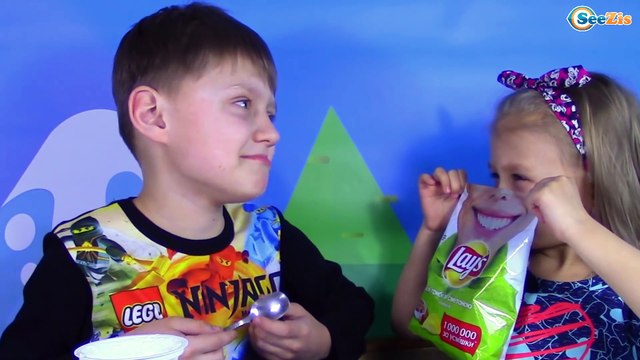 ОБЫЧНАЯ ЕДА ПРОТИВ ЧИПСОВ ЧЕЛЛЕНДЖ! ЧТО ВКУСНЕЕ GUMMY FOOD vs REAL FOOD!