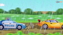 Police Car Real Super Hero - Emergency Vehicles Crazy Race | Cars & Trucks Cartoons for children